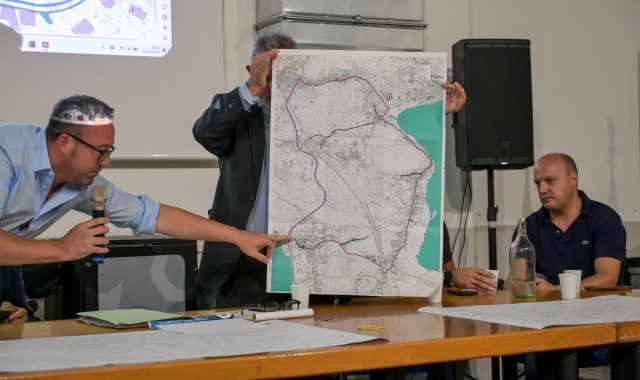 La presentazione delle modifiche alla viabilità (foto Stefano Benvegnù/BLITZ)