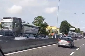 Tutti in coda sulla Superstrada della Malpensa