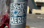 Busto Arsizio: Gioventù nazionale contro gli adesivi antifascisti