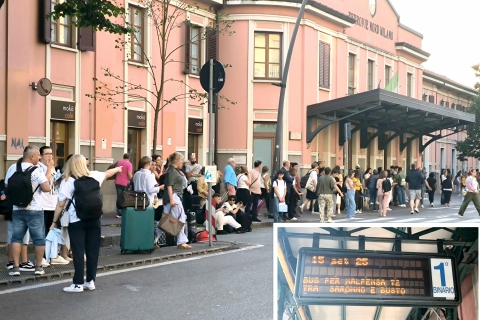 Cemento sui binari, stop ai treni: disagi e lamentele