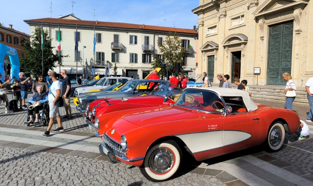 La tappa dell’Autogiro a Saronno (foto Blitz)