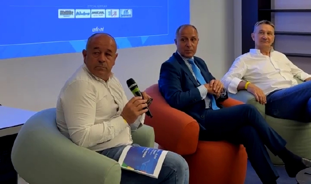 Marco Villa, Corrado Dagnoni e Roberto Amadio, team manager delle Nazionali