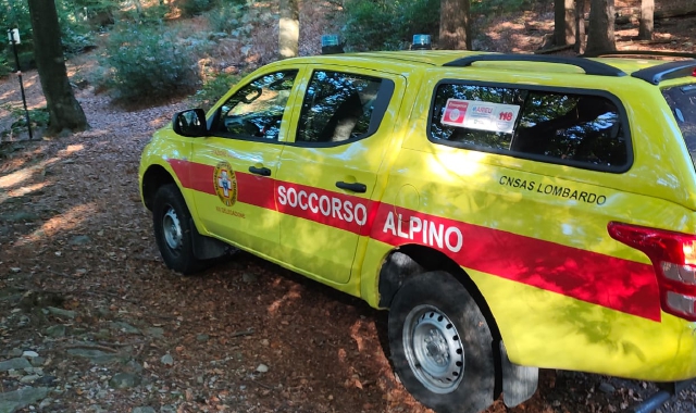 L’intervento dei soccorritori a Dumenza