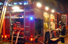 Incendio al cementificio di Comabbio