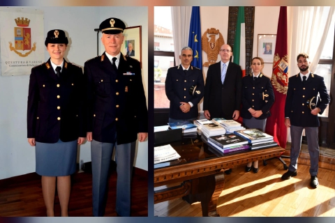 Gallarate: padre e figlia in Polizia