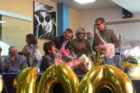 Gallarate: doppia festa per la centenaria Nives