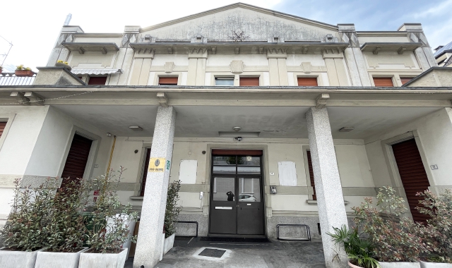 L’ingresso della sala Pro Busto