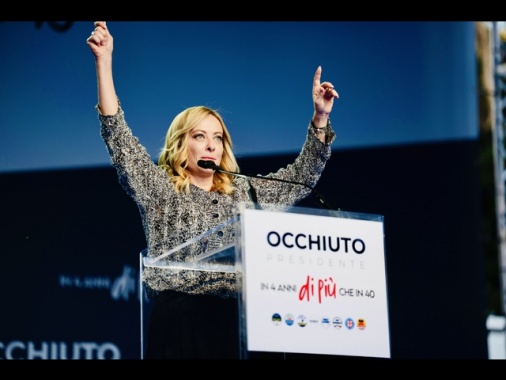 Meloni, anche da elettori Calabria fiducia al centrodestra