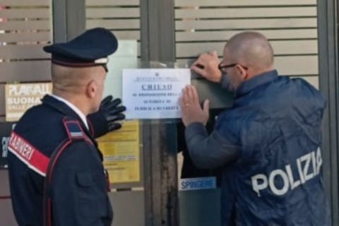 Spari a Cavaria, bar chiuso 20 giorni