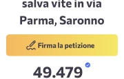 Saronno: 50.000 firme per via Parma