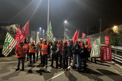 Ternate: sciopero con presidio ai cancelli Beko