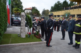 Verbania rende omaggio ai carabinieri morti in Veneto