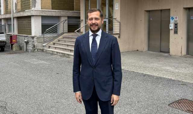 Emanuele Monti a Luino per l’annuncio sull’ospedale di comunità