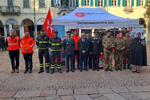 Varese, salute e solidarietà con l’Ordine di Malta
