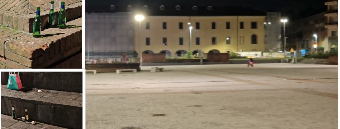 Rifiuti, urina, sangue: viaggio notturno in piazza Repubblica