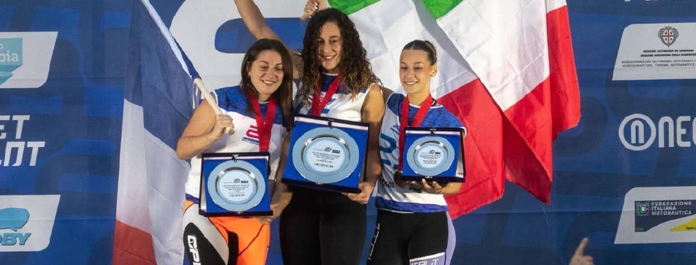 Mondiali Aquabike, Aurora Filiberti medaglia di bronzo