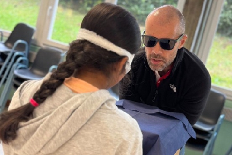 «Ecco come si vive senza poter vedere»