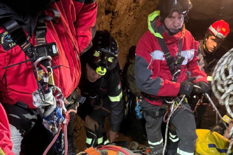 Intrappolato nei cunicoli della diga. Ma è solo un’esercitazione