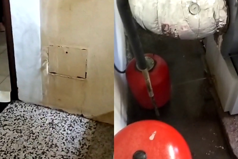 Scoppia una tubatura, allagate le case Aler