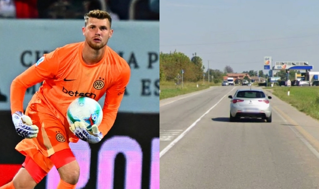 Josep Martinez e il tratto della Provinciale 32 dove è avvenuto l’incidente (foto Google Maps)