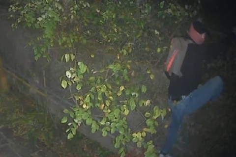 Ladro e telecamera, fuga precipitosa