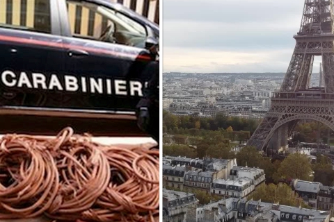 Preso a Parigi il ladro di metalli