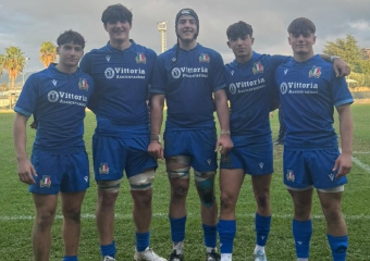 Rugby Parabiago, cinque Galletti in azzurro