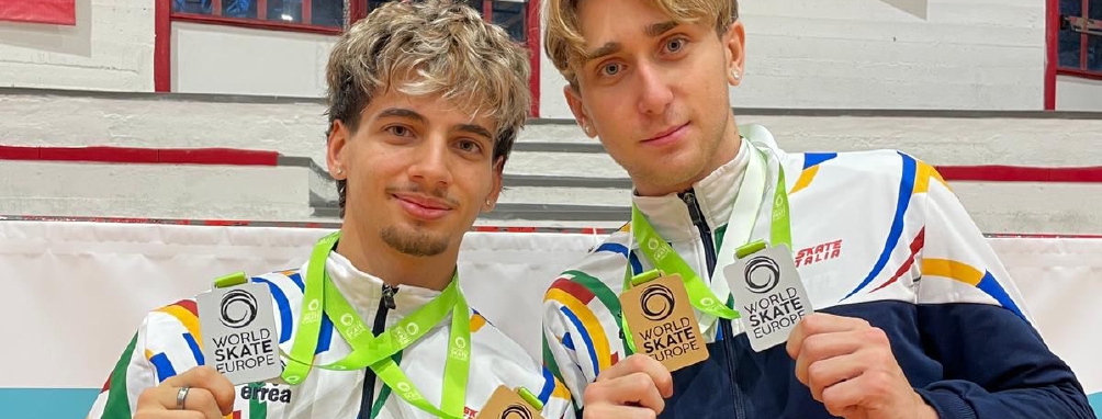 Zuliani e Vignoni vicecampioni d’Europa nel pattinaggio freestyle