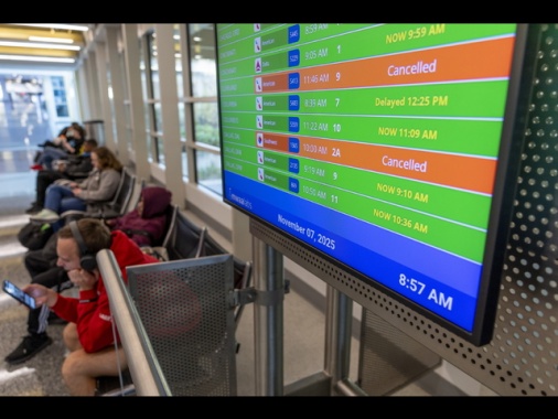 Shutdown Usa, si teme fino al 20% di voli cancellati