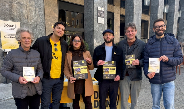 Il gruppo dirigenziale del nuovo partito, “Ora!”, in alternativa a centrodestra e centrosinistra