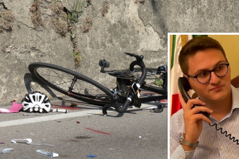 Ciclista caduto, 300mila euro di risarcimento. Ma non subito