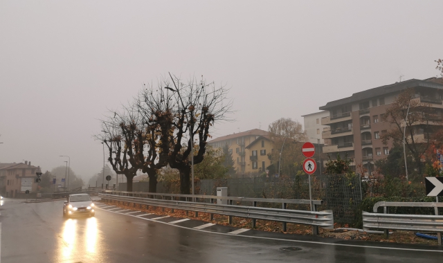 Il cielo, sabato mattina alle 8, sopra Varese