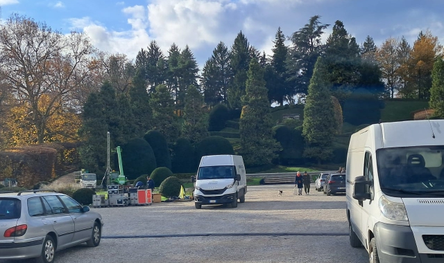 I lavori ai Giardini Estensi per l’allestimento del “Giardino delle Meraviglie”