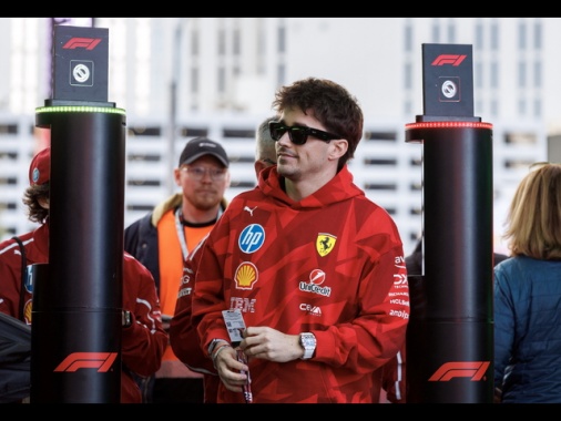 F1: Las Vegas, la Ferrari di Lecrerc vola nelle prime libere