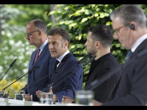 Merz-Macron-Starmer-Zelensky, preservare interessi Ue-Kiev