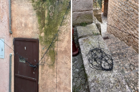 Vandali al Sacro Monte: strappate le lucine di Natale