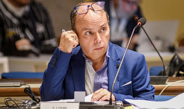 Emanuele Fiore in Consiglio comunale a Busto Arsizio