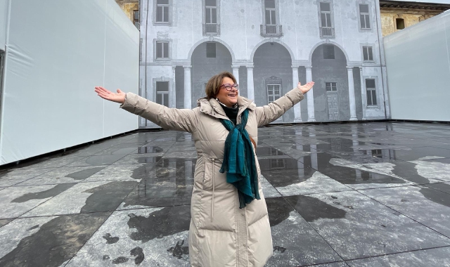 Il sindaco di Saronno, Ilaria Pagani (foto Domenico Ghiotto)