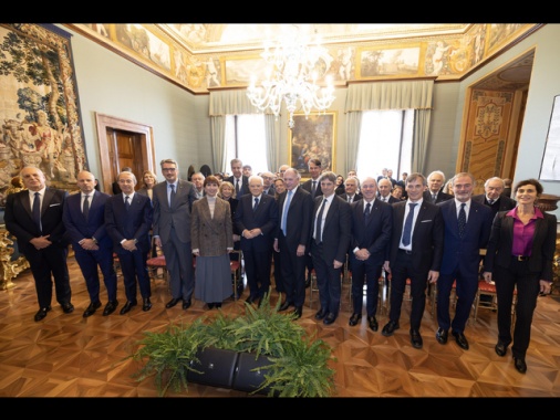 Comitato Leonardo da Mattarella con i vincitori premio 2025