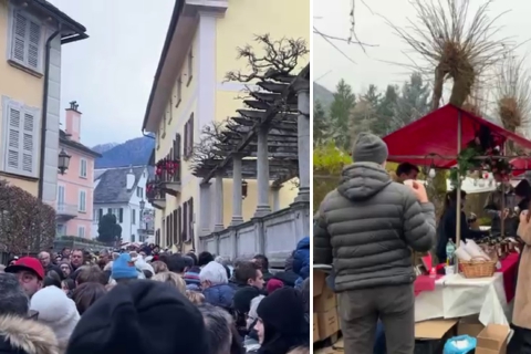 Tutti pazzi per i mercatini: folla a Santa Maria Maggiore