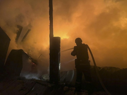 Droni sull'Ucraina, 1 morto, danni e feriti in più regioni