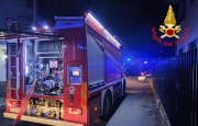 Fiamme in casa, paura a Busto Arsizio