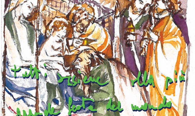 Michelino da Besozzo negli auguri di Bossi