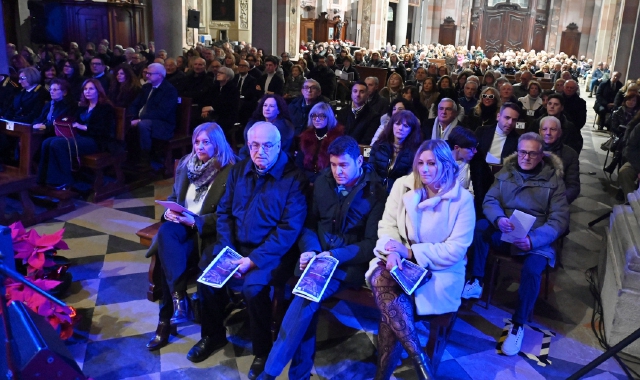Tantissime persone hanno partecipato al tradizionale concerto “Note di luce” organizzato dall’Amministrazione comunale nella basilica di San Giovanni (foto Domenico Ghiotto)