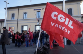 Varese, presidio Cgil: dure critiche alla Finanziaria