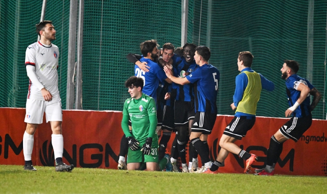 Solbiatese e Caronnese si sono affrontate mercoledì nella semifinale di Coppa Italia (foto Domenico Ghiotto)