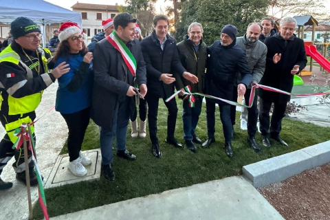 Nuova area feste a Villa Fantoni