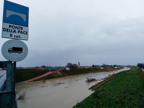 Fiumi del Ravennate verso la normalità, oggi l'allerta è arancione