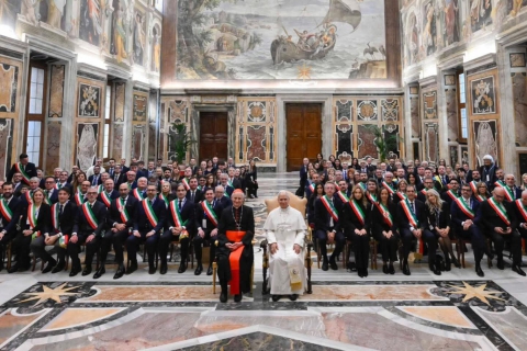 Varese, il sindaco Galimberti dal Papa