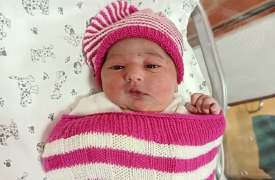 È nata Emma. Fiocco rosa in viale Tamagno